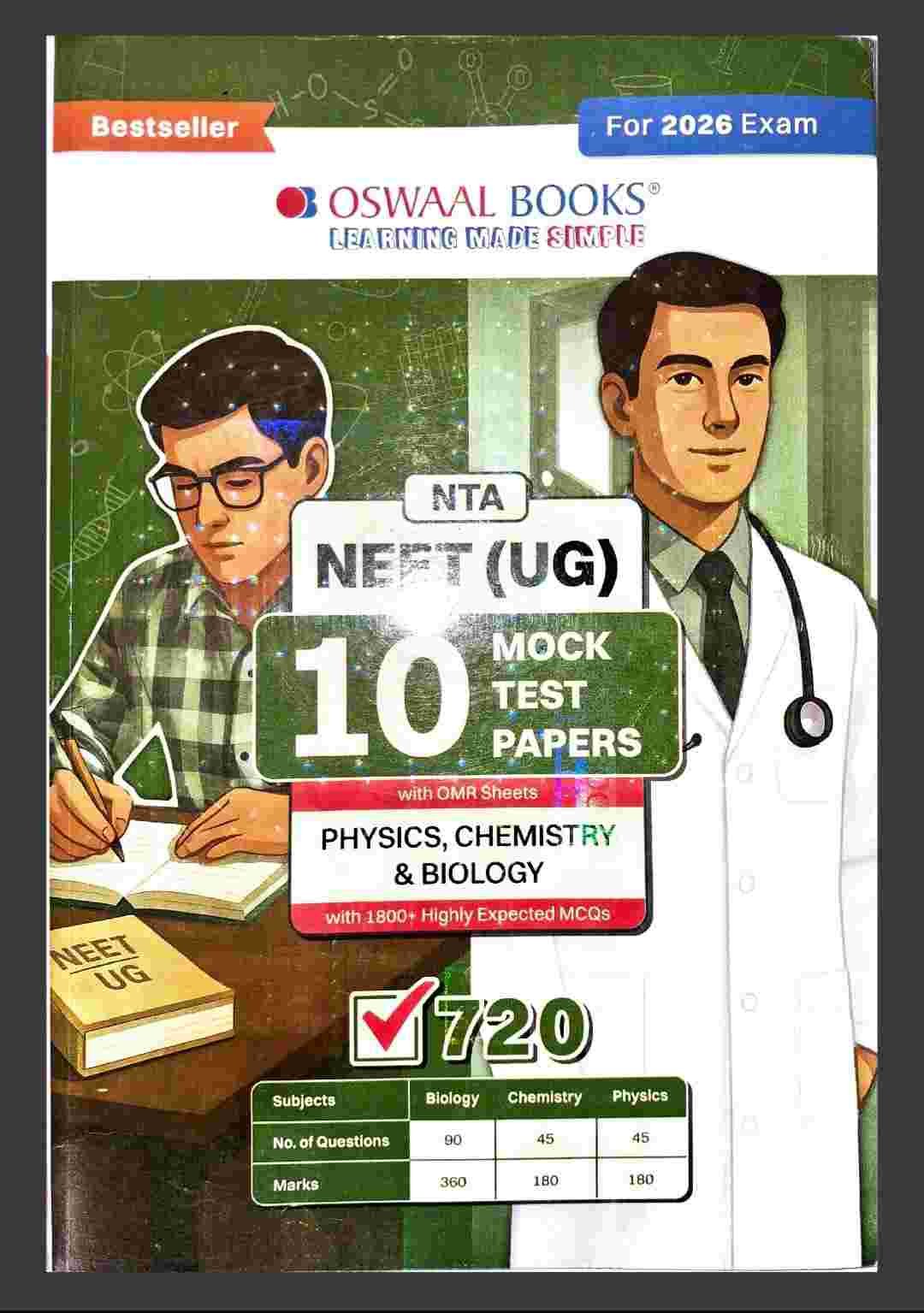 NEET 2026 MOCK TEST PAPER [ OSWAL]